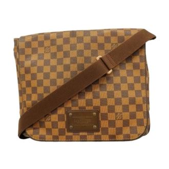Louis Vuitton Pre-owned Cross Body Bags, male, Brown, Size: ONE SIZE Pre-owned Brooklyn MM Shoulder Bag