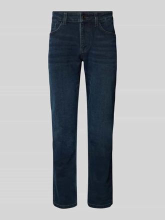 Tom Tailor Regular Slim Fit Jeans mit Stretch-Anteil Modell Josh in Dunkelblau, Gr&ouml;&szlig;e 33/32