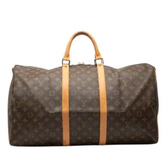 Louis Vuitton Pre-owned Weekend Bags, female, Brown, Size: ONE SIZE Pre-owned Canvas Travel Bag