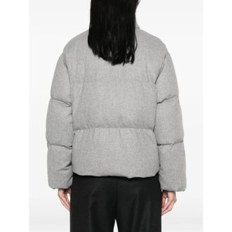 PANICALE Wool and Cashmere Puffer Jacket - Gray