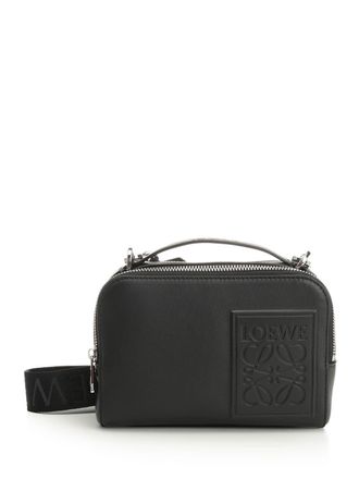 Loewe Black Leather Camera Bag Small Leather Goods Black