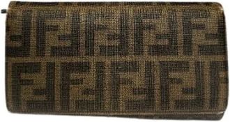Fendi Pre-owned Wallets, female, Brown, Size: ONE SIZE Pre-owned Leather Wallet