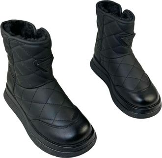 Generic QXDZSW Womens Winter Snow Boots Thickened Fleece Lined Casual Short Boot Waterproof Cotton Shoe Warm Leisure Boot