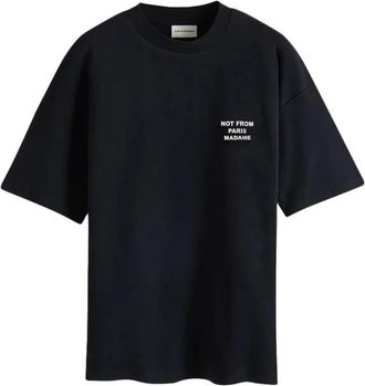 Dr&ocirc;le de Monsieur Slogan T-shirt - Heren - T-shirts - Zwart - XL - Katoen - Tops