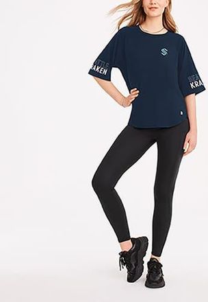 DKNY Womens DKNY Sport Navy Seattle Kraken Diana Tri-Blend Oversized T-Shirt at Nordstrom, Size Medium