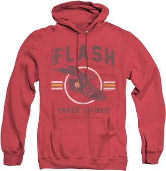 Gildan Justice League of America Track And Field Adult Heather Hoodie / Hooded Sweatshirt