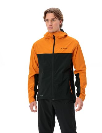 Vaude Regenjacke VAUDE MENS MOAB RAIN JACKET, Herren, Gr. XXL, gelb (kurkuma), Obermaterial: 100% Polyester, normal, Jacken Regenjacke, wasserdicht, winddic