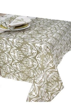 French Home Botanical Tablecloth in Sage at Nordstrom Rack