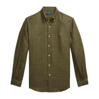Ralph Lauren Hemd - Heren - Casual Overhemden - Groen - 2XL - Overhemden