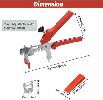 OEM Systeme Nivellement Carrelage Calle De Nivellement Carrelage 300 Pcs Niveleur Entretoises Clip Systeme Autonivelant Carrelage Niveleur Carrelage Nivel
