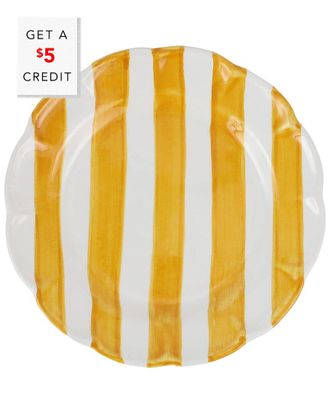 Vietri Vietri Amalfitana Stripe Salad Plate With $8 Credit