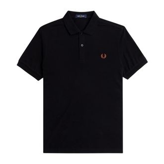 Fred Perry Hombre, Camisetas, Negro, Talla: 2XL