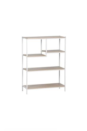 Regalos Miguel Estanter&iacute;as - Estanter&iacute;a Divo Multiusos Madera-metal - Blanco