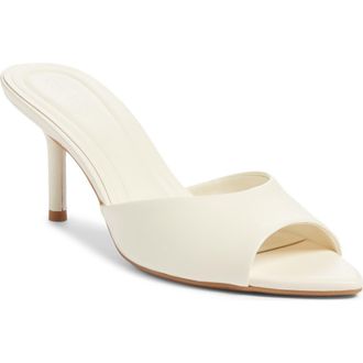 Open Edit Micah Heeled Sandal in Ivory Egret at Nordstrom, Size 8.5