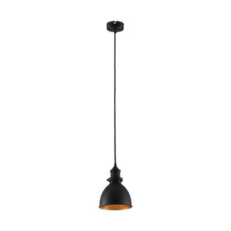 Lindby L&aacute;mpara Colgante jasminka En Negro De Metal - Lindby
