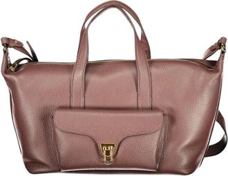 Coccinelle Borsa Satchel in Pelle Granata - - Bags - Donna - Marrone - ONE SIZE