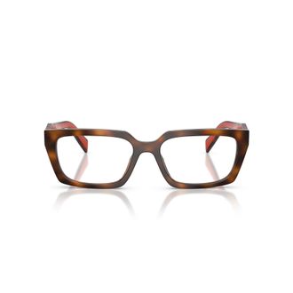 Prada 0pr D05v Oversized Rectangular Tortoiseshell Sunglasses