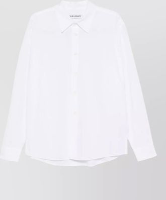 Our Legacy long sleeve shirt curved hem button collar