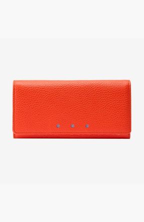 Tusk Ascot Flap Over Wallet in Orange at Nordstrom, Size Large
