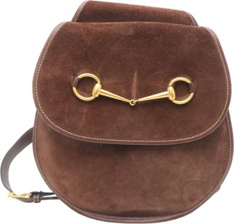 Gucci Brown Leather Shoulder Bag (Pre-Owned)