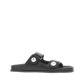 Jimmy Choo London Fayence leather double-strap sandals Woman 36