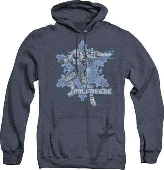 Gildan Batman Mr Freeze Adult Heather Hoodie / Hooded Sweatshirt