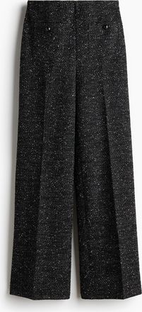 H&M Hose mit geradem Bein - Schwarz