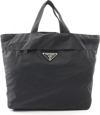Prada Black Nylon Tote Bag (Pre-Owned)