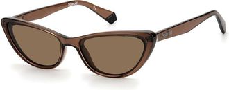 Polaroid Bruine Plastic Zonnebril