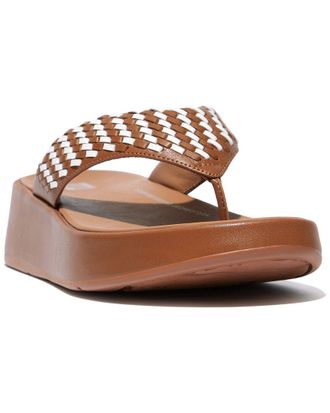 FitFlop Fitflop F-Mode Leather Toe Post Sandal