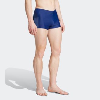 adidas Badehose ADIDAS PERFORMANCE BLOCK BOXER, Herren, Gr. 10 (XL), N-Gr, blau (dunkelblau), Obermaterial: 78% Polyamid, 22% Elasthan, Badehosen Badehose