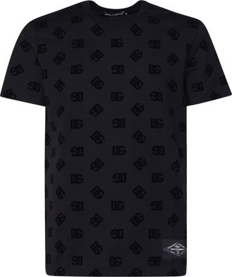 Dolce & Gabbana Logo Patch Crewneck T-shirt