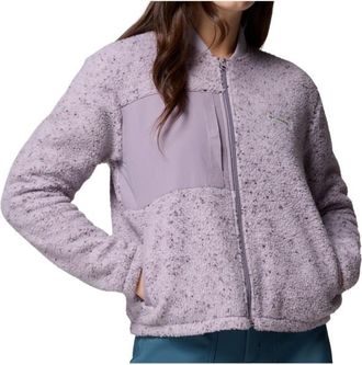 Columbia Stellar Path Fleece Bomber Full Zip Fleecejacke für Damen | lila