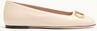 Valentino Garavani Ballerina VLogo Signature In Nappa Donna BURRO 35.5