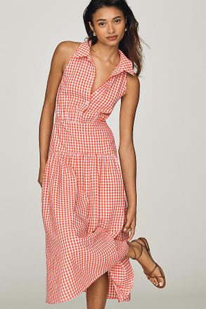 Exquise Tobie Drop-Waist Midi Shirt Dress by Exquise