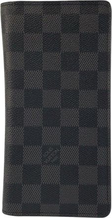 Louis Vuitton Black Damier Graphite Long Wallet (Authentic Pre-Loved)