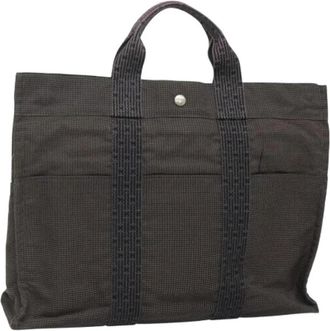 Herm&egrave;s Pre-owned Vintage Tote Bag - Dames - Vintage Shopper - Grijs - ONE Size - Vintage