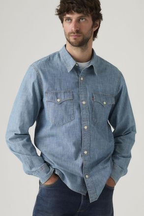 Levi's Camisa Western de fit holgado - Hombre - XL - Verde / Camo Avenue Western