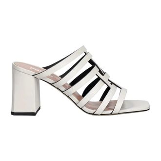 Pollini Dames, Schoenen, Wit, Maat: 40 EU Leer