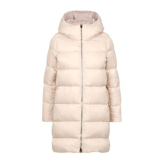 Herno Dames, Mantels, Beige, Maat: XS Nylon