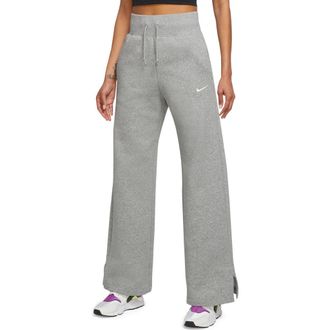 Nike Sportswear Phoenix High Waist Wide Leg Sweatpants in Dk Grey Heather/Sail at Nordstrom Rack, Size Small