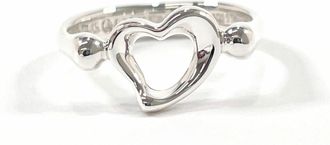 Tiffany & Co. Heart Silver Silver 925 Band Ring (Pre-Owned)