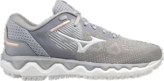 Mizuno Womens Wave Horizon 5 Running Shoes In Silver Filgre-Barly Blue