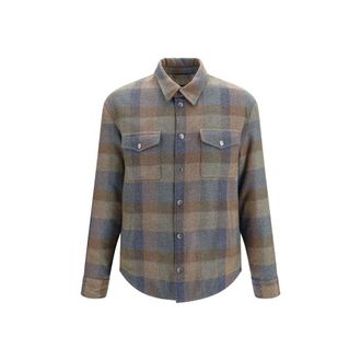 Etro Multicolor Wool Oves Aries Mens Shirt