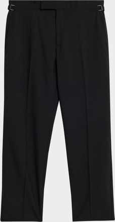Tom Ford Mens O Connor 120s Wool Flat-Front Trousers