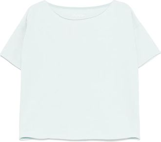 Juvia cotton-blend t-shirt - women - Polyester/Cotton - M - Blue