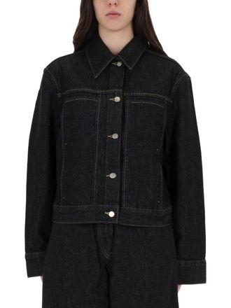 STUDIO NICHOLSON Black Tahoe Boxy Cotton Jacket
