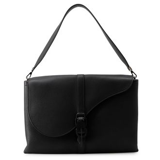Dior Black Leather Handbag Shoulder Bag (Pre-Owned)