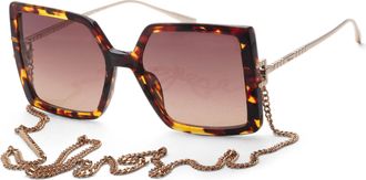 Chopard Womens 56 mm Brown Sunglasses