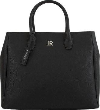 John Richmond Real Leather Tote Bag Lorum - Dames - Handtassen - Zwart - ONE Size - Leer - Tassen